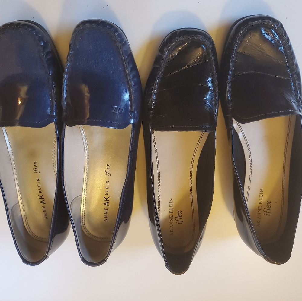 Two pairs of Anne Klein Loafers